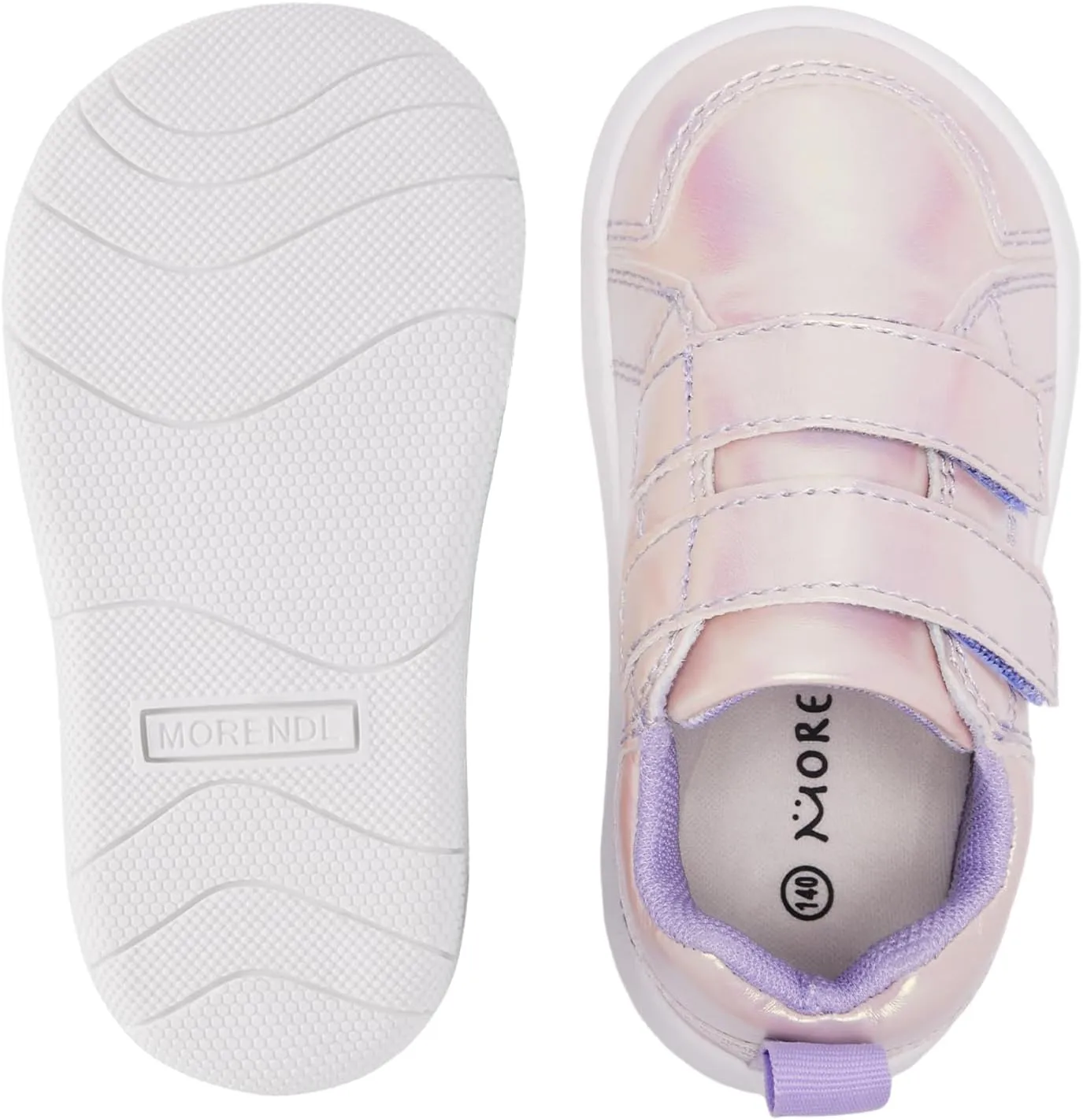 MORENDL Wide Toe Box Shoes Toddler Barefoot Shoes Baby Walking Shoe Boy Girl Non-Slip Zero Drop Minimalist Sneakers Comfort Tennis Outdoor Activities