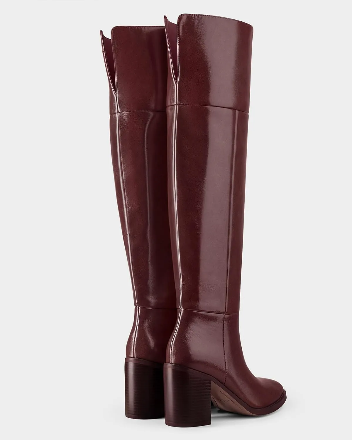 MUCCCUTE Thigh High Boots for Women Over The Knee Boots with Chunky Heels Pull On Wide Calf Boots for Women, Stylish and Comfy