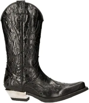New Rock 7921 Men's Flame Western Cowboy Boots