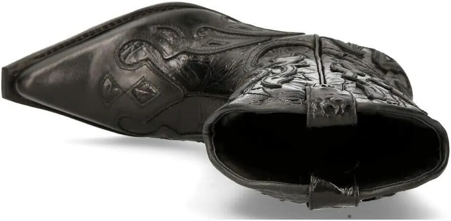 New Rock 7921 Men's Flame Western Cowboy Boots
