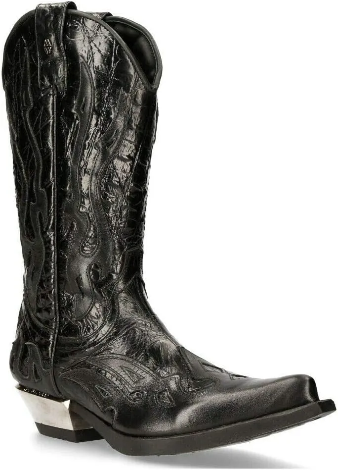 New Rock 7921 Men's Flame Western Cowboy Boots