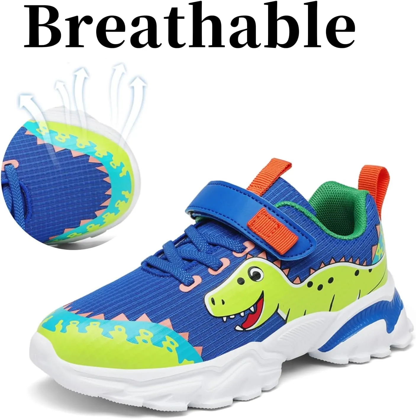 Nihaoya Kids Sneakers Boys Girls Tennis Shoes for Running Athletic Comfortable Cartoon Walking Sneakers Little Kid/Big Kid
