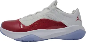 Nike Men's Jordan 11 CMFT Low Basketball Shoes, White/Gym Red-Black, 8.5 M US