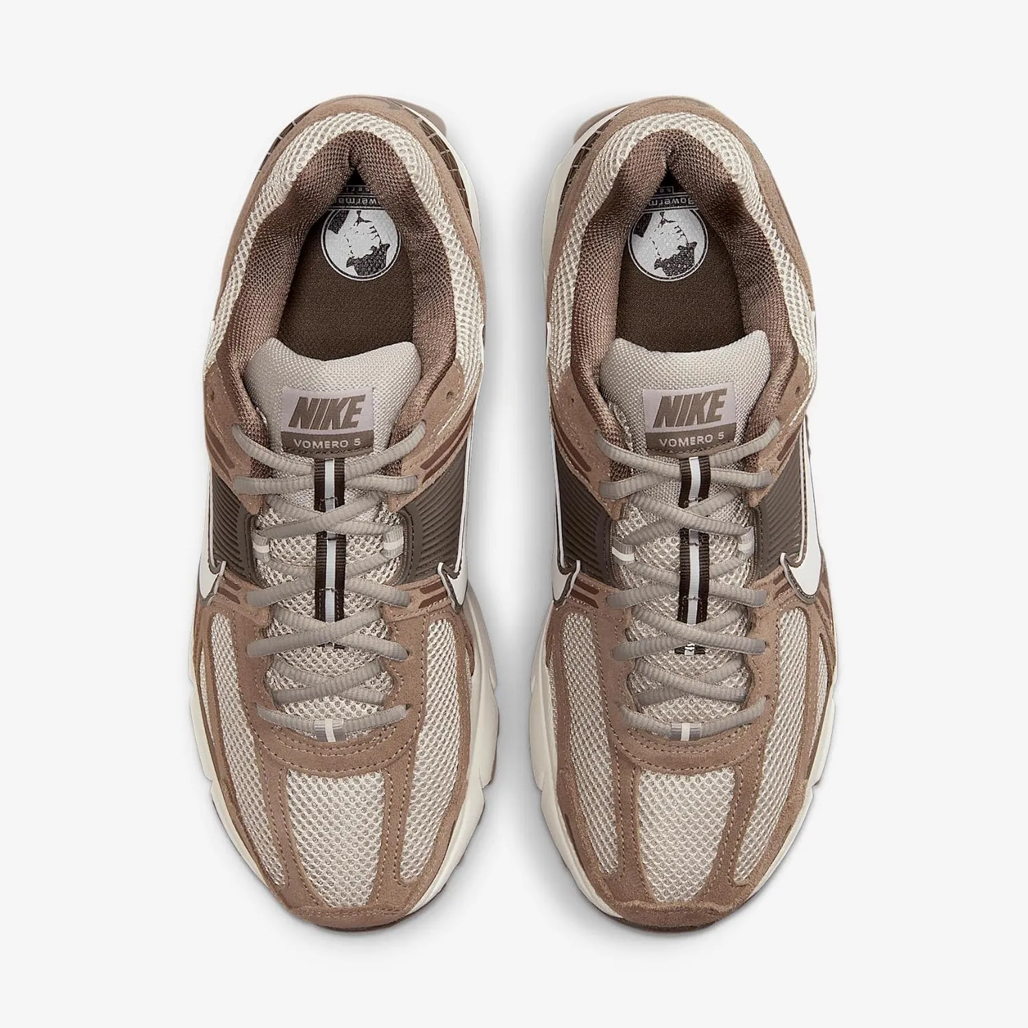 Nike Zoom Vomero 5 Men's Shoes (HF1553-004, College Grey/Mink Brown/Light Orewood Brown/Sail)