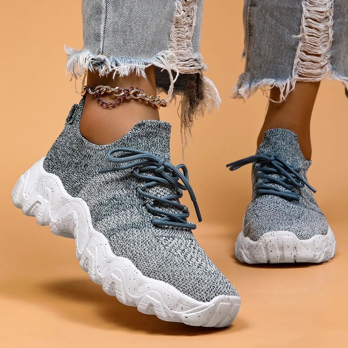 Nurse Babe Ortho Pro Tennis Shoes Women Classic Lace up Slip-on Breathable Sneakers