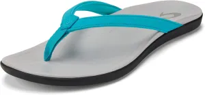 OLUKAI Ho'opio Women's Beach Sandals, Quick-Dry Flip-Flop Slides, Clean & Minimal Aesthetic, Water Resistant & Enhanced Traction, All-Day Comfort