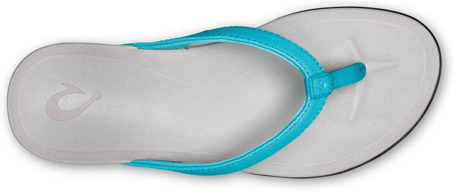 OLUKAI Ho'opio Women's Beach Sandals, Quick-Dry Flip-Flop Slides, Clean & Minimal Aesthetic, Water Resistant & Enhanced Traction, All-Day Comfort