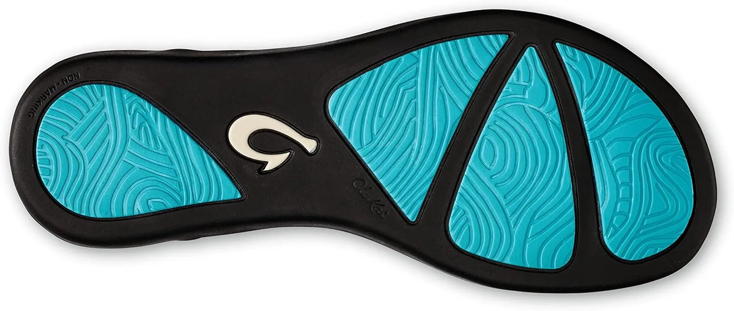 OLUKAI Ho'opio Women's Beach Sandals, Quick-Dry Flip-Flop Slides, Clean & Minimal Aesthetic, Water Resistant & Enhanced Traction, All-Day Comfort