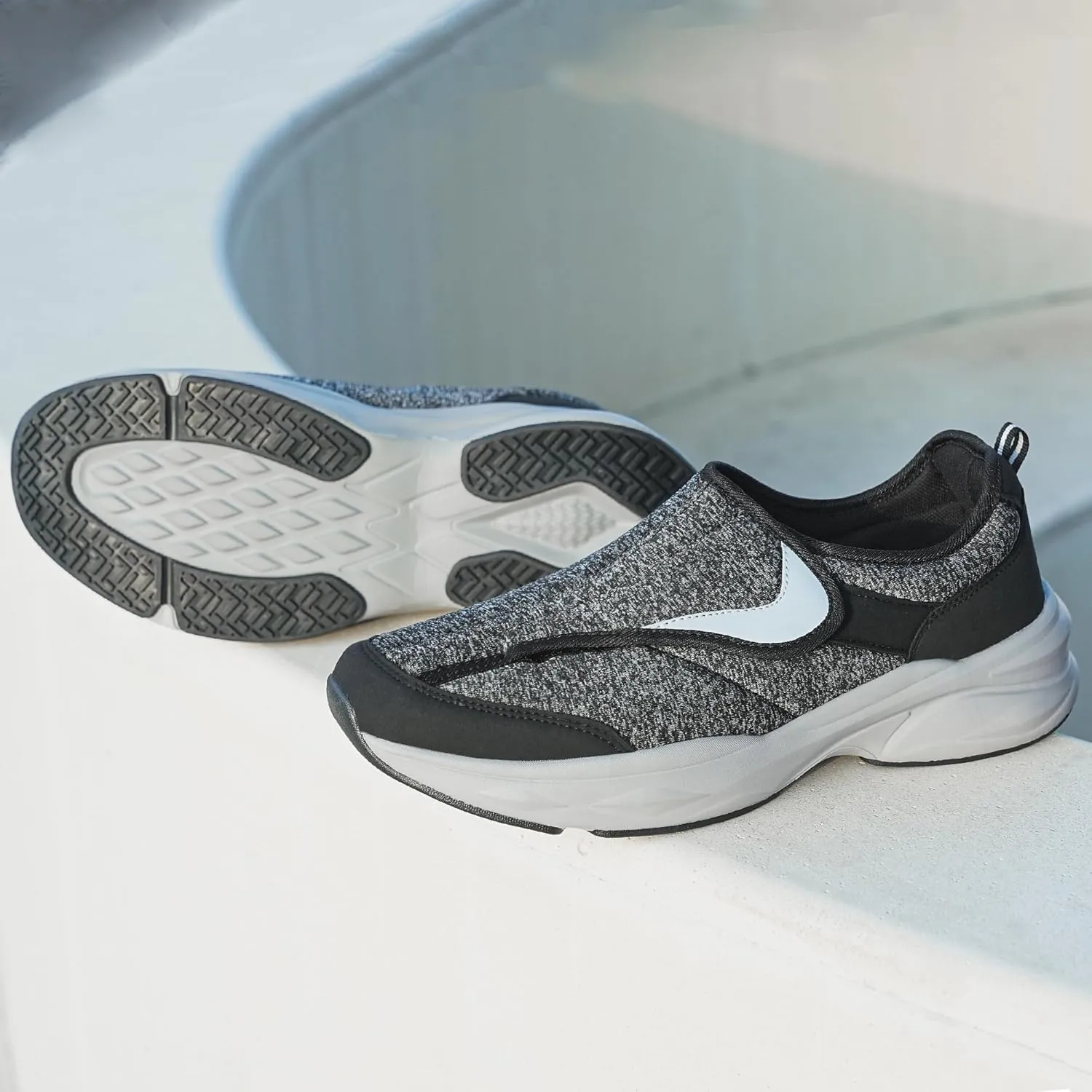 Ortho rest Men Diabetic Shoes Swollen Feet Diabetes Walking Shoes Arch Support Orthopedic Sneakers