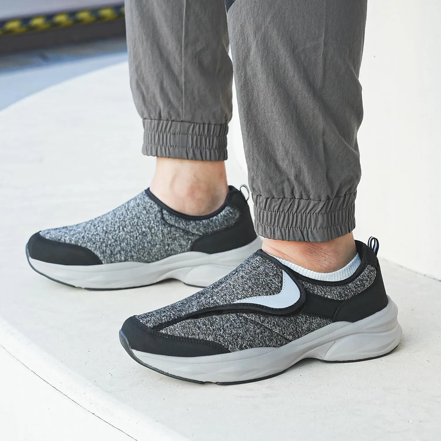 Ortho rest Men Diabetic Shoes Swollen Feet Diabetes Walking Shoes Arch Support Orthopedic Sneakers