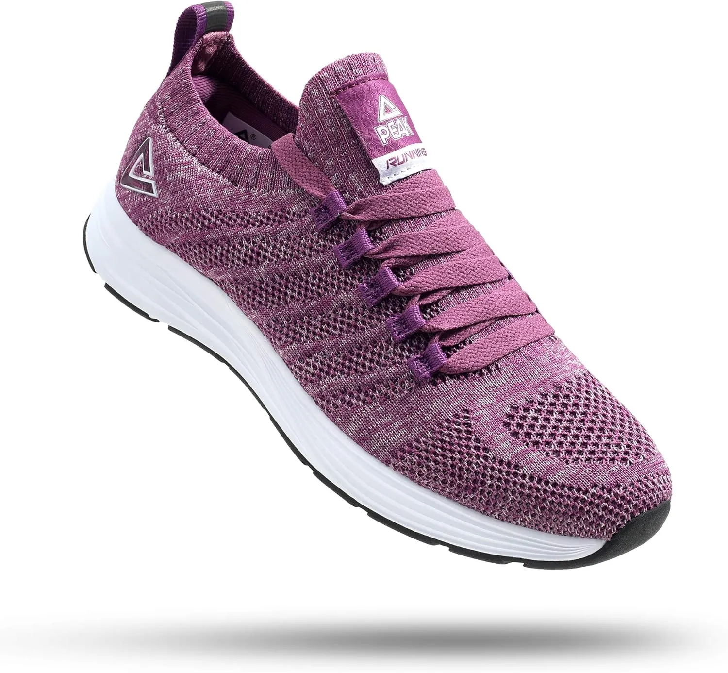 PEAK Womens Lightweight Walking Shoes - Comfortable Slip-on Sneakers for Running, Tennis, Gym, Casual Workout