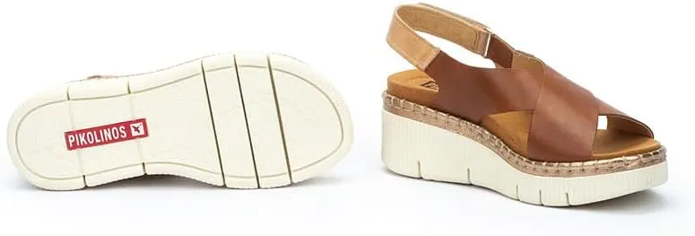 PIKOLINOS Wedge Sandals Leather Gomera for Woman