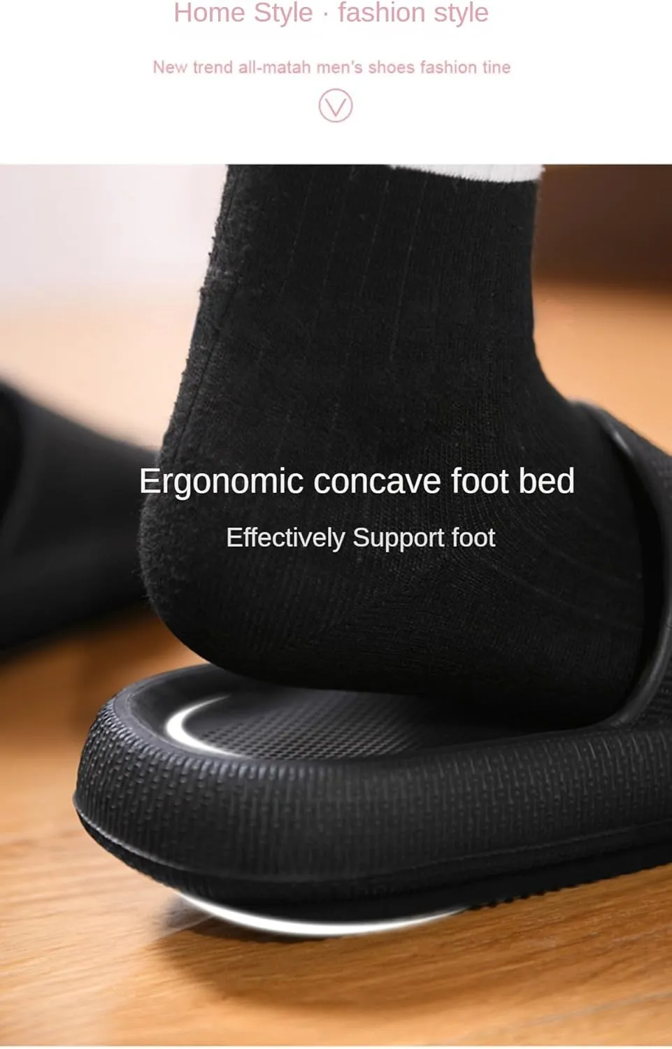 Pillow Slippers for Women and Men | House Slides Shower Sandals | Cushioned Thick Sole