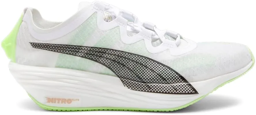 PUMA Womens Fast-FWD Nitro Elite Run 75 Running Sneakers Shoes - White - Size 8.5 M