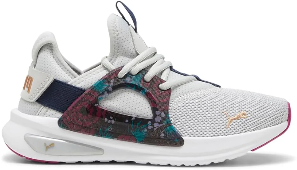 PUMA Womens Softride Enzo Evo Winter Blooms Running Sneakers Shoes - Grey - Size 6 M