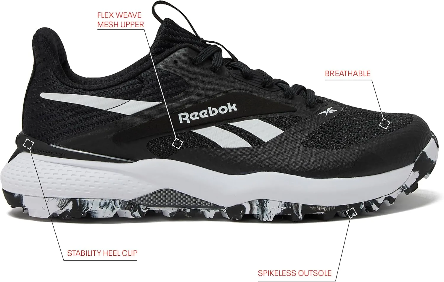 Reebok Nano Golf Spikeless Mens Golf Shoes