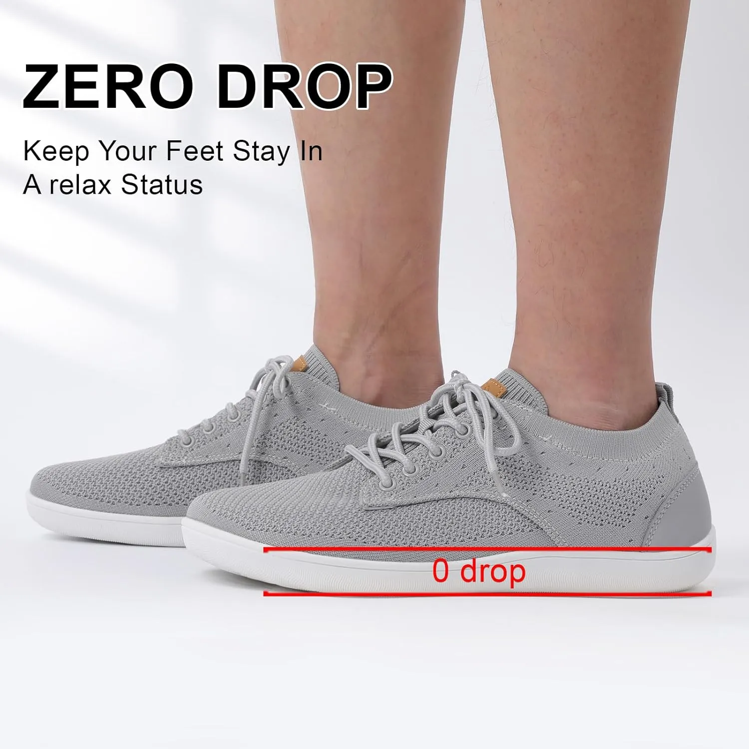 relxfeet Men's Dress Sneakers Fashion Oxfords Business Casual Shoes Wide Toe Box Barefoot Zero Drop Walking Shoes