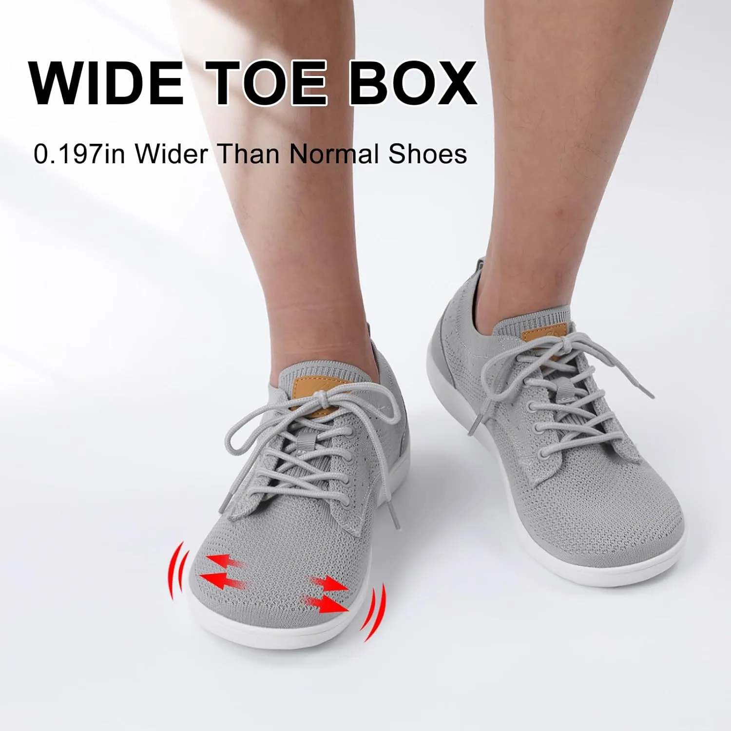 relxfeet Men's Dress Sneakers Fashion Oxfords Business Casual Shoes Wide Toe Box Barefoot Zero Drop Walking Shoes