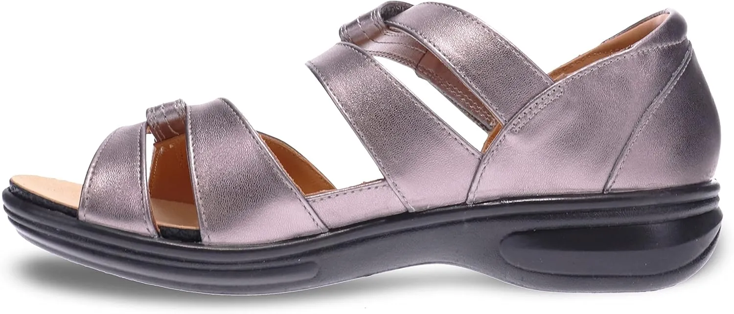 Revere Geneva Women's Closed Heel Sandals - Adjustable Intertwined Straps - Cushioned Outsole - Arch Support - APMA Seal of Acceptance