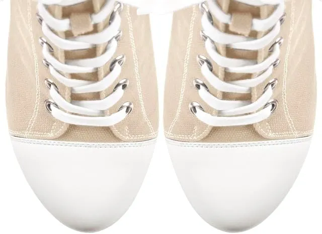 Richealnana Women's Cavans Platform Lace Up Stiletto Heel Fashion Sneaker Boots
