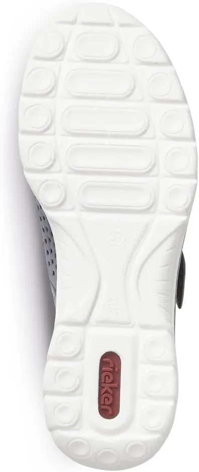 Rieker L32B5 Nikita Slip-On Women's Shoes - Lightweight Mary Janes with Adjustable Strap and Premium Cushioning Footbed - Comfort and Support for All-Day Wear