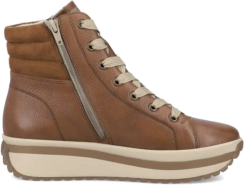 Rieker Ladies Chunky Platform Fleece Lined Ankle Boots 'W0962'