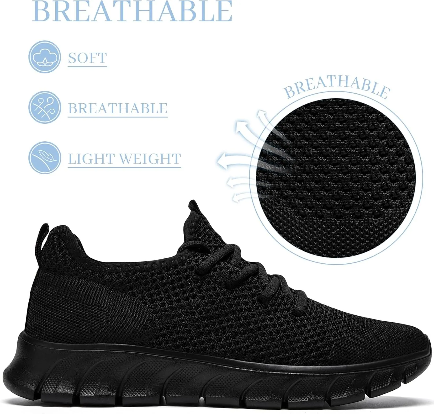 Running Shoes for Men Womens Walking Tennis Gym Sneakers Slip On Comfortable Lightweight Athletic Workout Fashion Sports Shoes