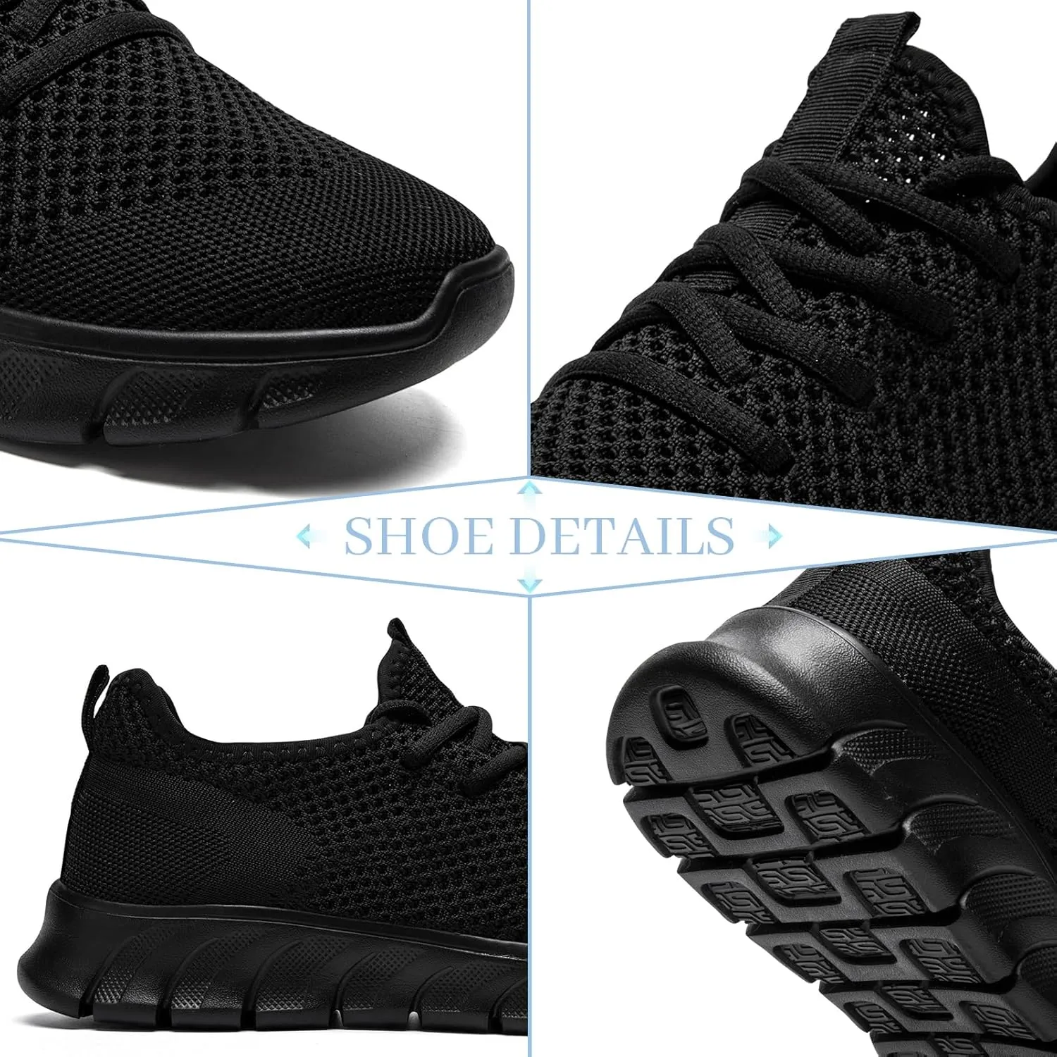 Running Shoes for Men Womens Walking Tennis Gym Sneakers Slip On Comfortable Lightweight Athletic Workout Fashion Sports Shoes