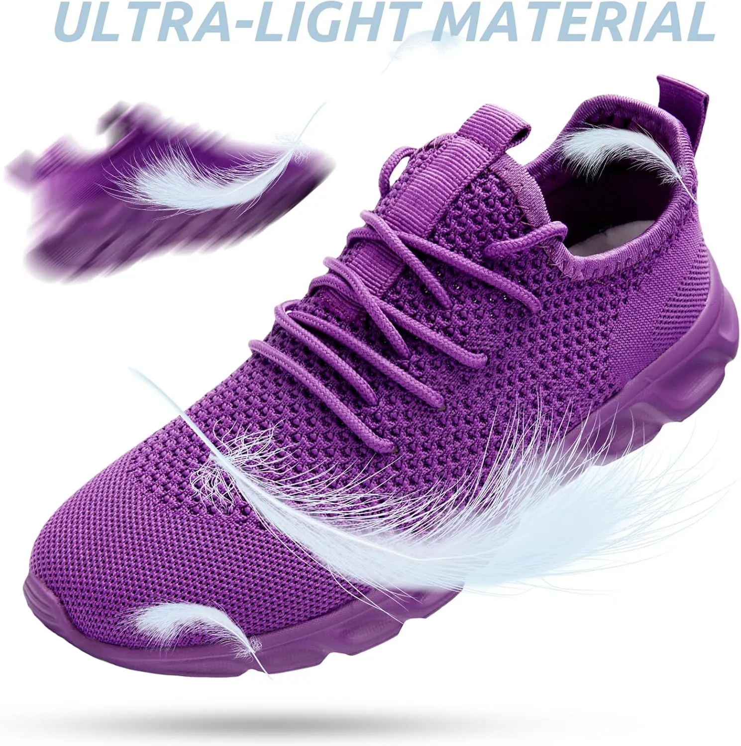 Running Womens Shoes Fashion Walking Sports Gym Tennis Breathable Slip on Ladies Non Slip Lightweight Jogging Sneakers