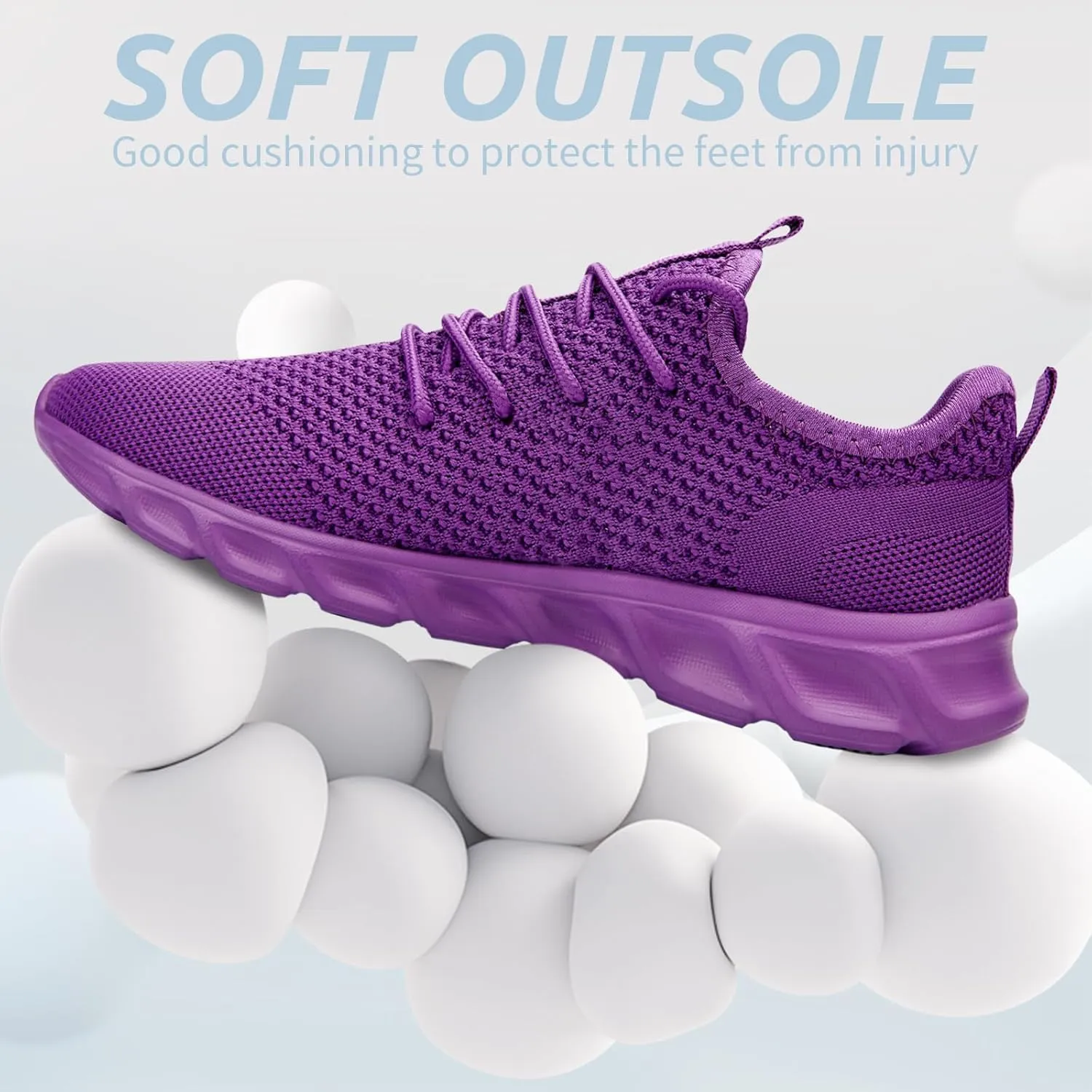 Running Womens Shoes Fashion Walking Sports Gym Tennis Breathable Slip on Ladies Non Slip Lightweight Jogging Sneakers