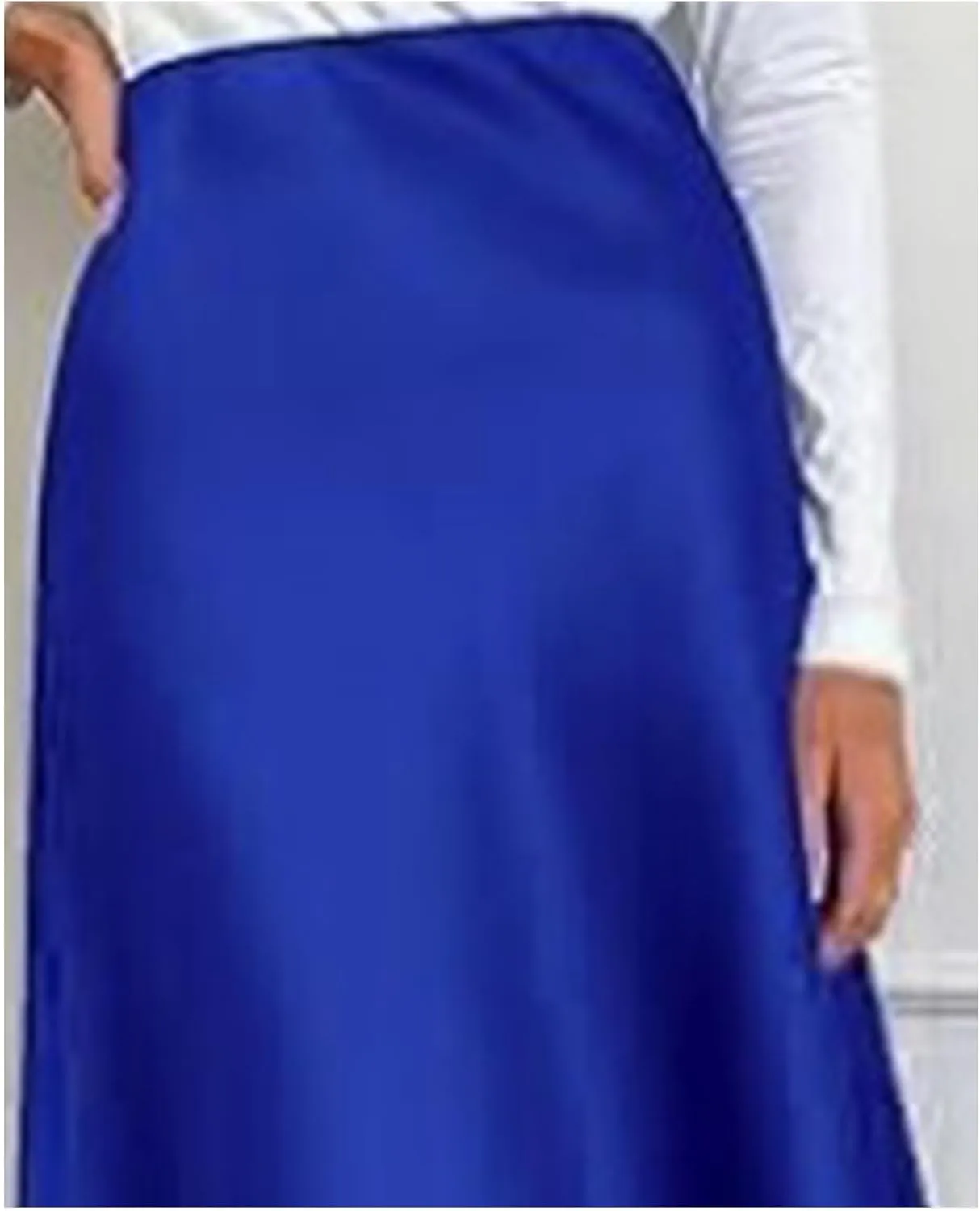 SEMATOMALA 2025 Women Long Satin Spring Summer Skirt Silk Elegant High Waist Cocktail Party Wedding Flared Midi Skirts