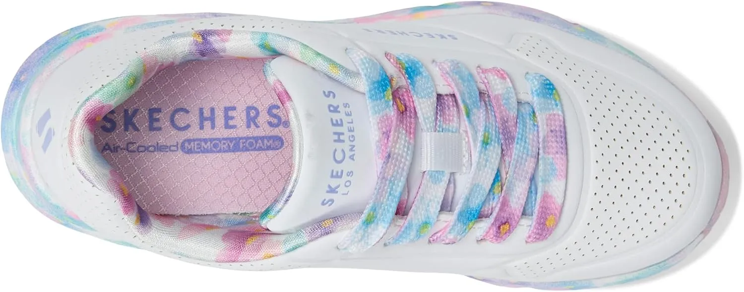 Skechers Girl's Uno Generation 1-Pastel Blooms 310320l (Little Big Kid) Sneaker