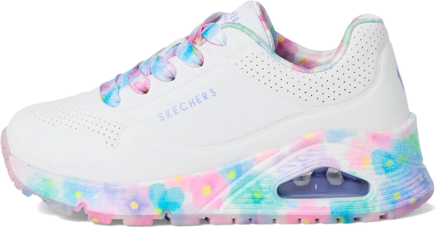 Skechers Girl's Uno Generation 1-Pastel Blooms 310320l (Little Big Kid) Sneaker