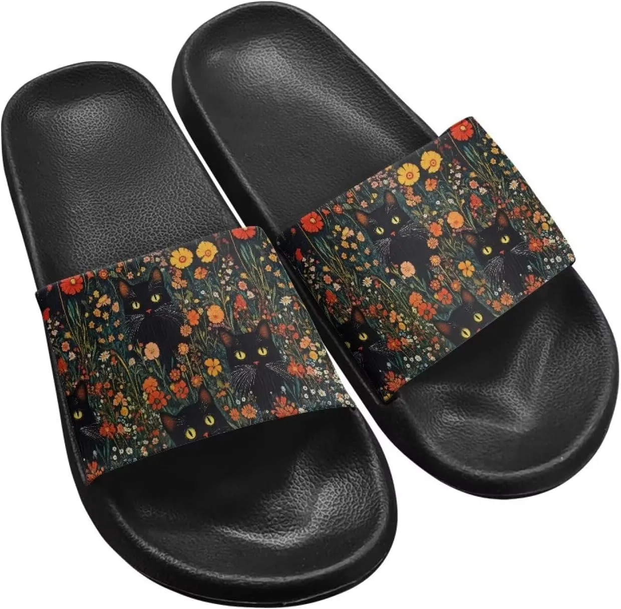 Slippers for Women and Men, Cloud Slides Shower Sandals House Shoes, Comfy and Cushioned EVA Flat Sandals