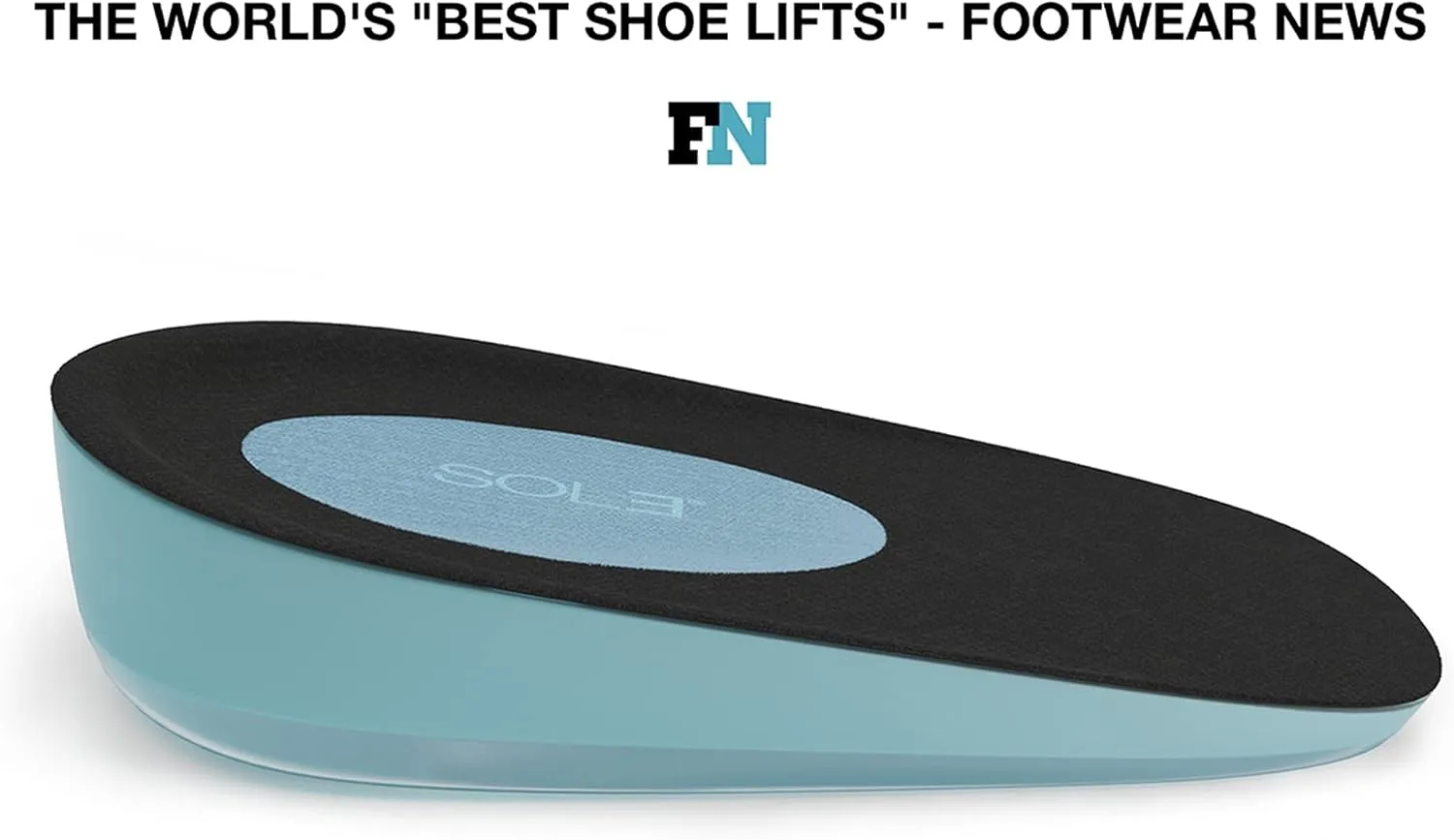 SOL3 Quick Lifts - Height Increase Insole Shoe Lift Insert, 1.5 Inch Taller Elevation Heel Cushion for Men & Women