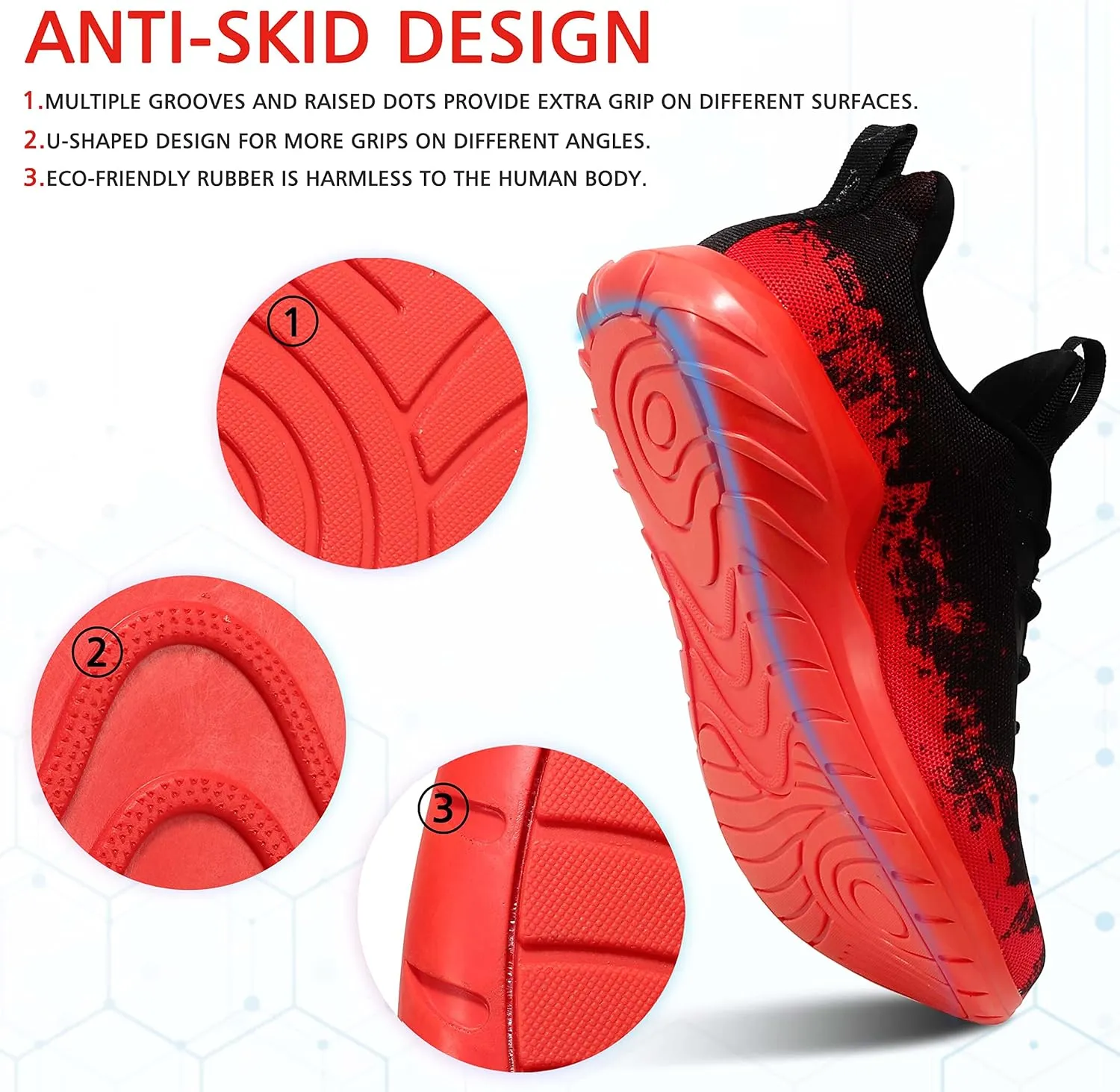 Soulsfeng Womens Running Shoes Lightweight Breathable Tennis Shoes Non Slip Fashion Walking Sneakers