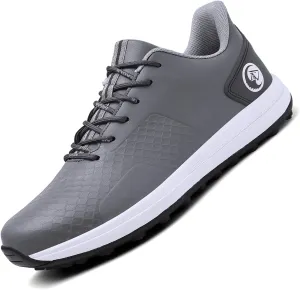 Spikeless Golf Shoes Men Waterproof Golf Shoes Comfortable Breathable Golf Footwear Mens Golf Sneakers Golf Walking Shoes