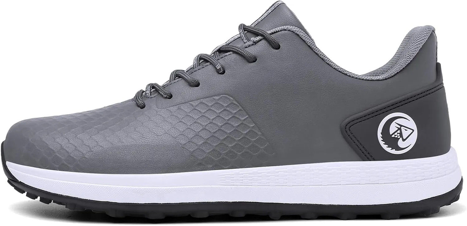 Spikeless Golf Shoes Men Waterproof Golf Shoes Comfortable Breathable Golf Footwear Mens Golf Sneakers Golf Walking Shoes
