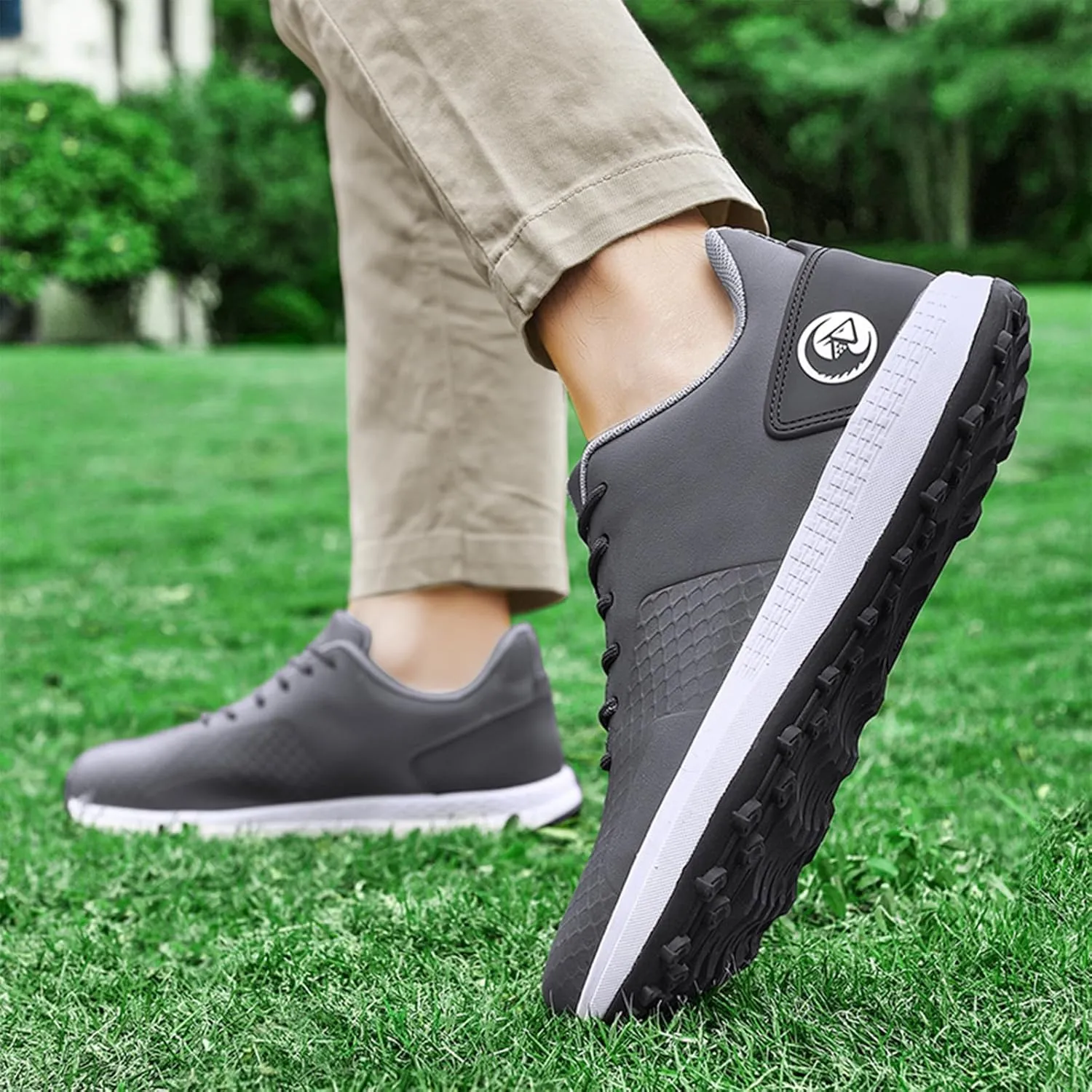 Spikeless Golf Shoes Men Waterproof Golf Shoes Comfortable Breathable Golf Footwear Mens Golf Sneakers Golf Walking Shoes