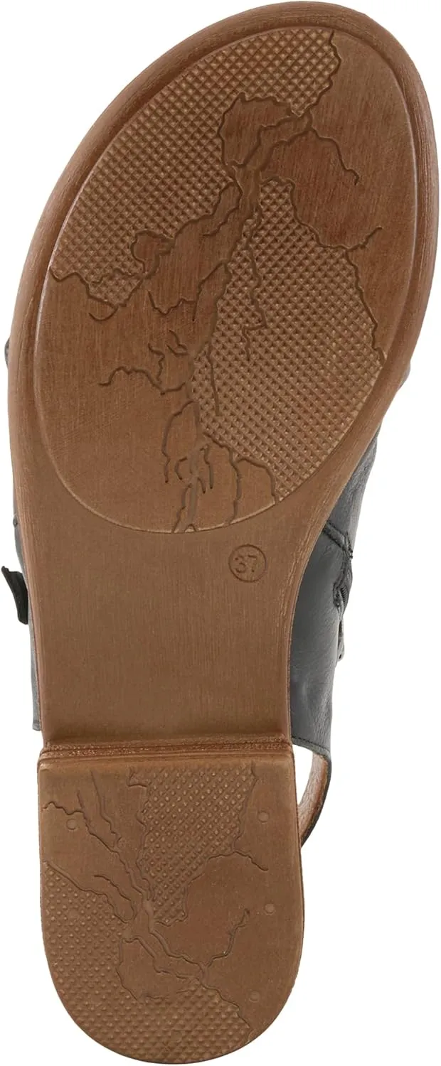 Spring Step Jalaya Women's Leather Sandals with Dual Zippers & Cushioned Sole