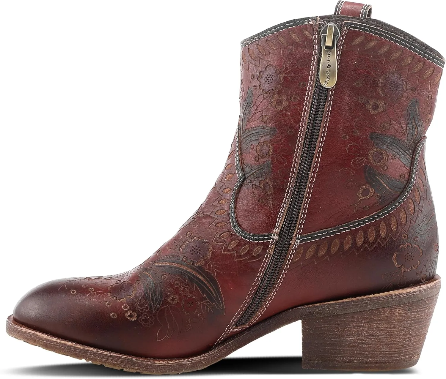 Spring Step L'Artiste Galop Boot for Womens - Ankle Boots with Inside Zipper Closure - Comfortable Western Ladies Boots for Outdoor