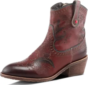 Spring Step L'Artiste Galop Boot for Womens - Ankle Boots with Inside Zipper Closure - Comfortable Western Ladies Boots for Outdoor