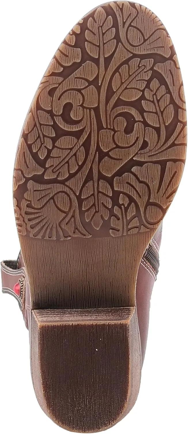 Spring Step L'Artiste Galop Boot for Womens - Ankle Boots with Inside Zipper Closure - Comfortable Western Ladies Boots for Outdoor
