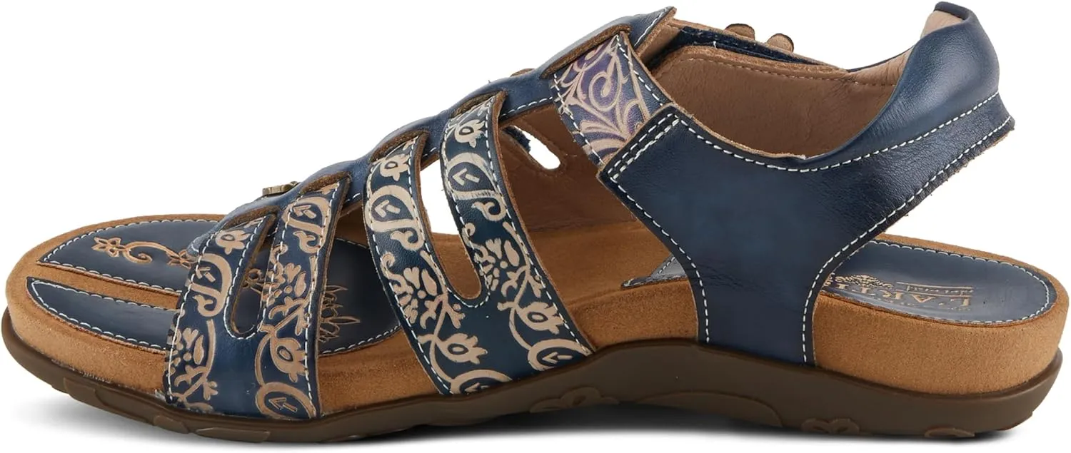 Spring Step L'Artiste Women's ACTIONETTA Artistic Sandals with Multiple Hook and Loop Closures