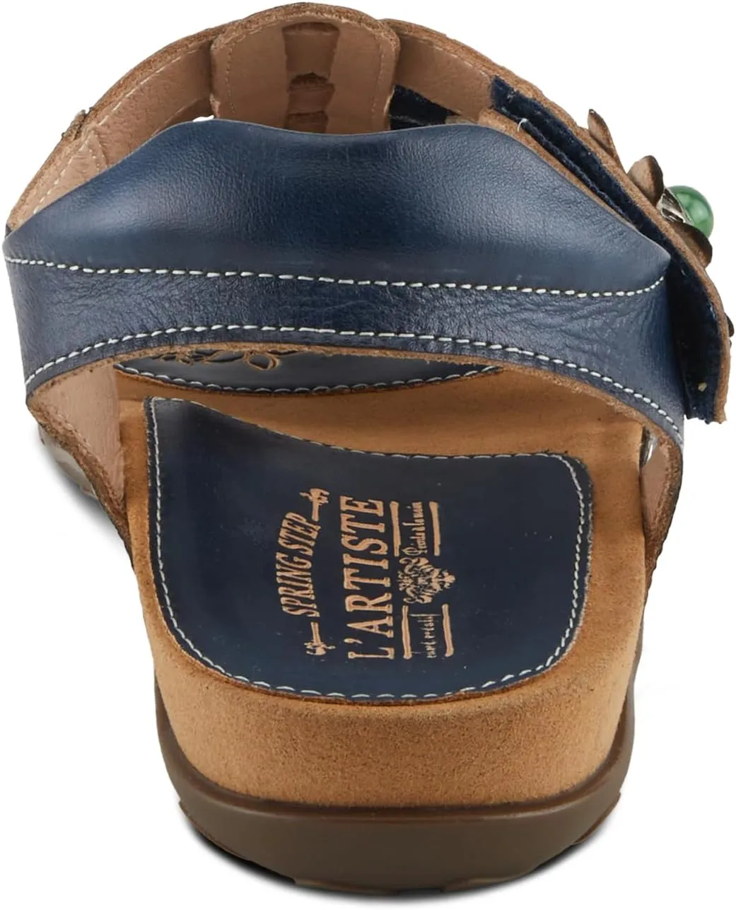 Spring Step L'Artiste Women's ACTIONETTA Artistic Sandals with Multiple Hook and Loop Closures