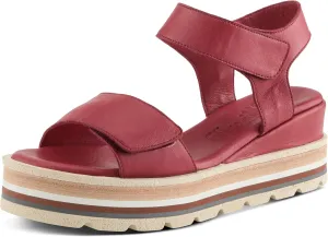 Spring Step Women's Hileman Leather Platform Sandal | Cushioned Footbed, Adjustable Strap, Flexible Sole – Comfortable Heel Sandals for All Day Wear