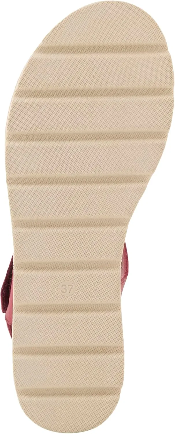 Spring Step Women's Hileman Leather Platform Sandal | Cushioned Footbed, Adjustable Strap, Flexible Sole – Comfortable Heel Sandals for All Day Wear