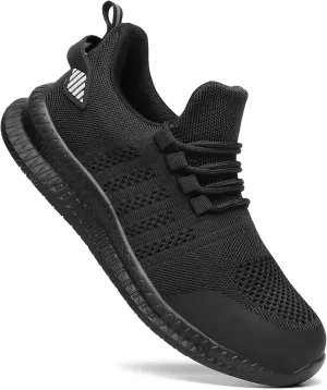 Steel Toe Shoes for Men and Women Comfortable Lightweight Work Safety Shoes Puncture Proof Slip Resistant Indestructible Sneakers Construction Work Utility