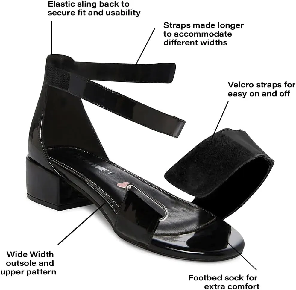 Steve Madden Girl's Adaptive Irenne Heeled Sandal