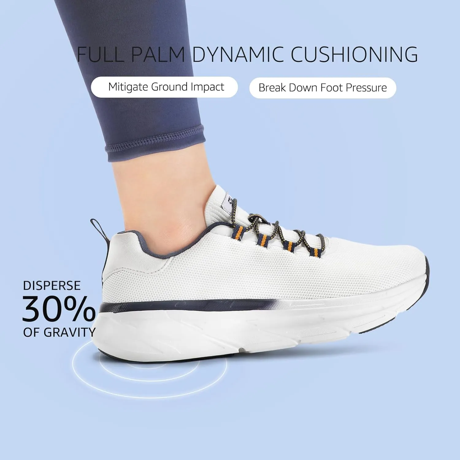 STQ Slip on Sneakers Women Orthopedic Walking Shoes for Plantar Fasciitis Relief